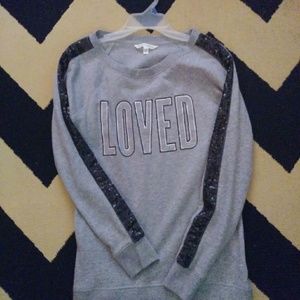 Victoria's Secret sequined sweater.